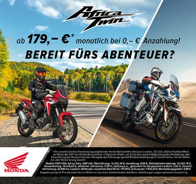 Finanzierung Honda Motorrder